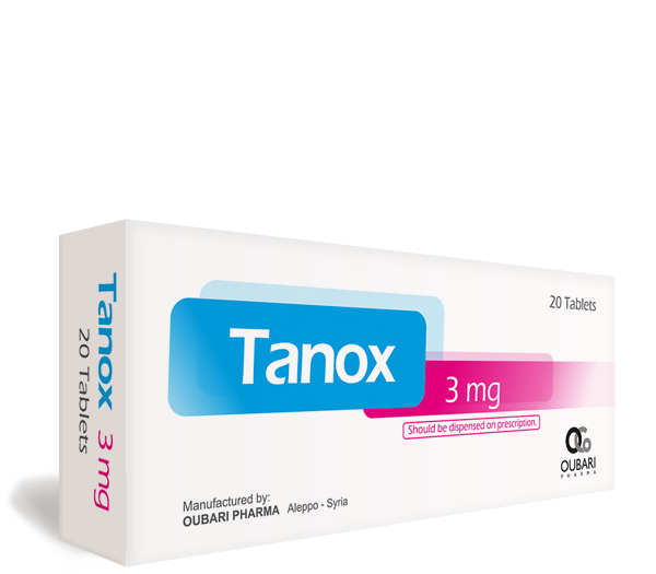 تانوكس ٣ ملغ – أقراص