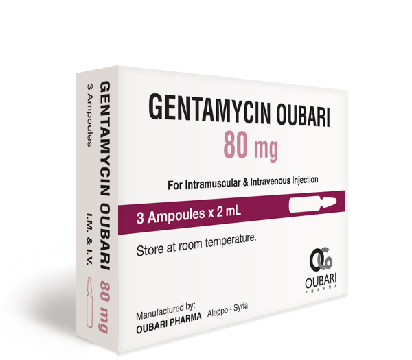Gentamycin Oubari 80 mg