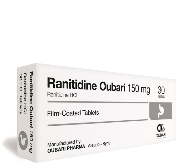 Ranitidine Oubari 150 mg – Tablets
