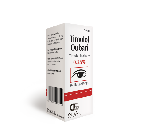 تيمولول أوبري ٠٫٢٥٪ – قطرة عينية