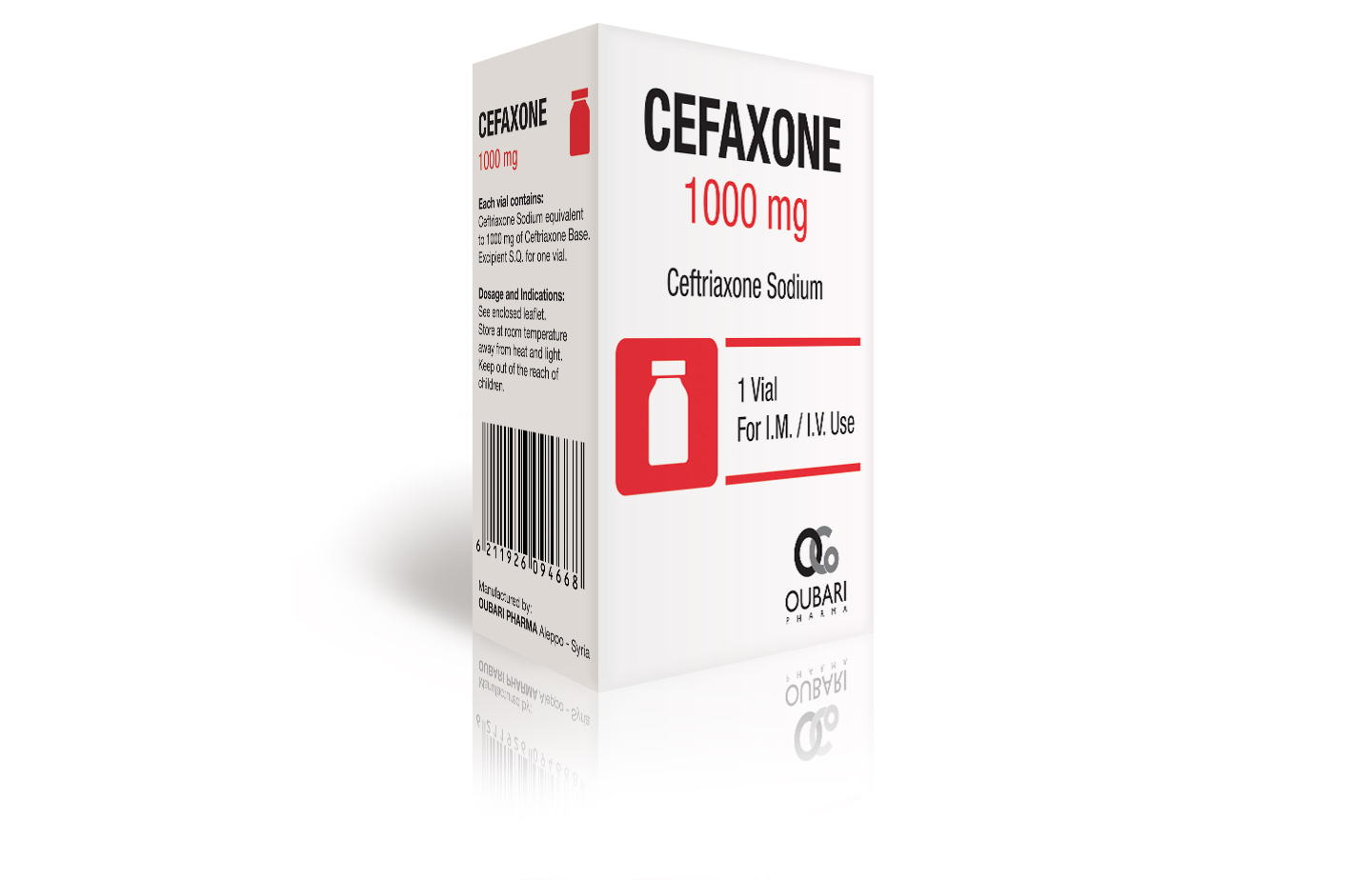 ceftriaxone sodium 1000 mg vials