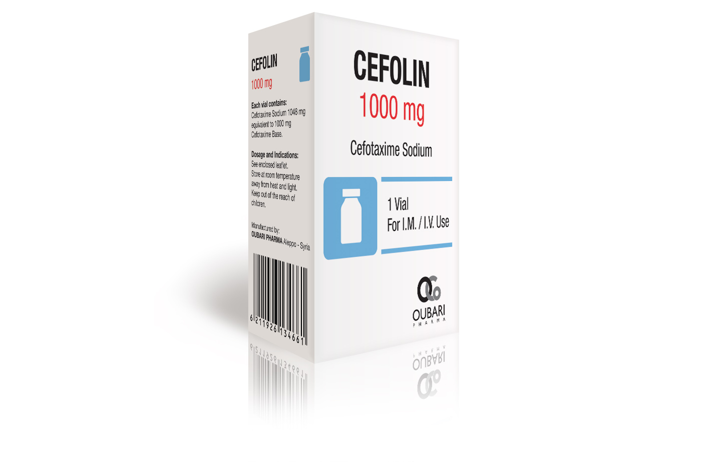 cefotaxime sodium 1000 mg vials