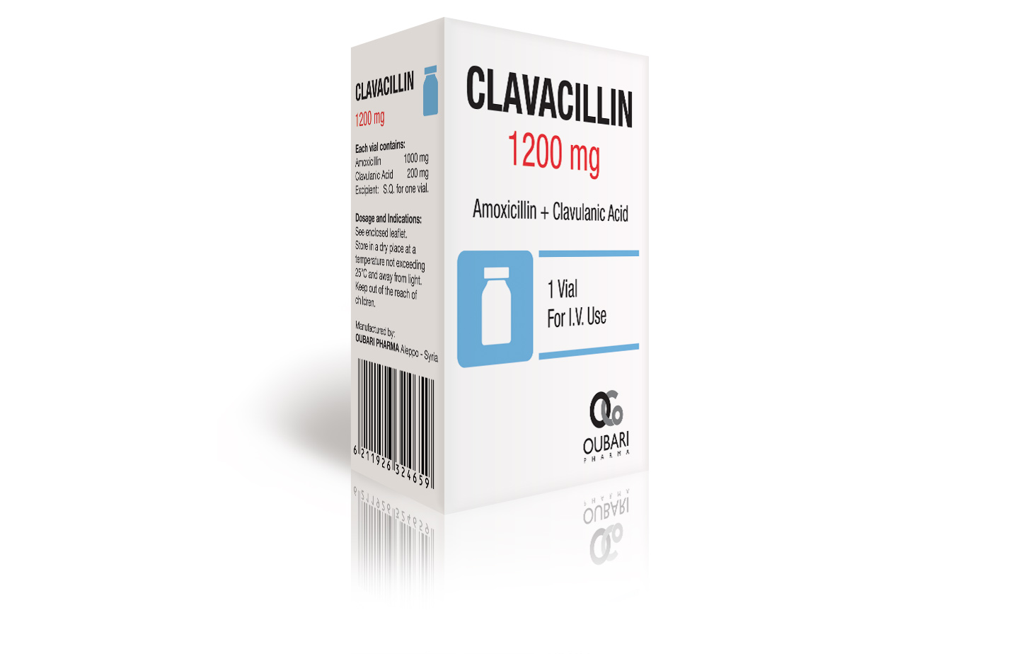 amoxicillin clavulanic acid vial