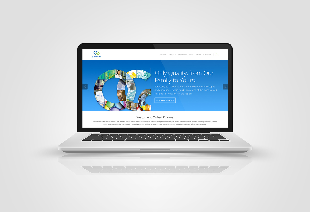 oubari pharma website