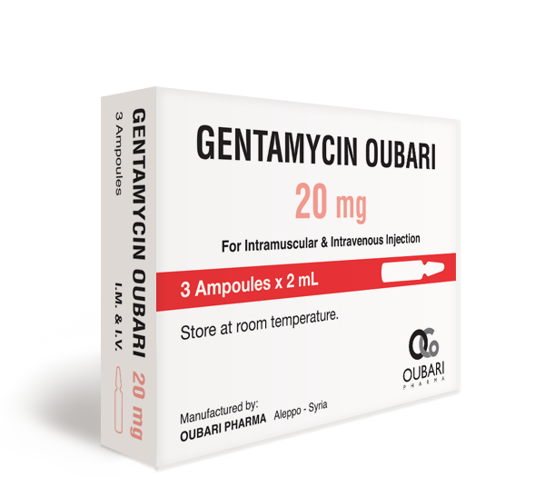 Gentamycin Oubari 20 mg