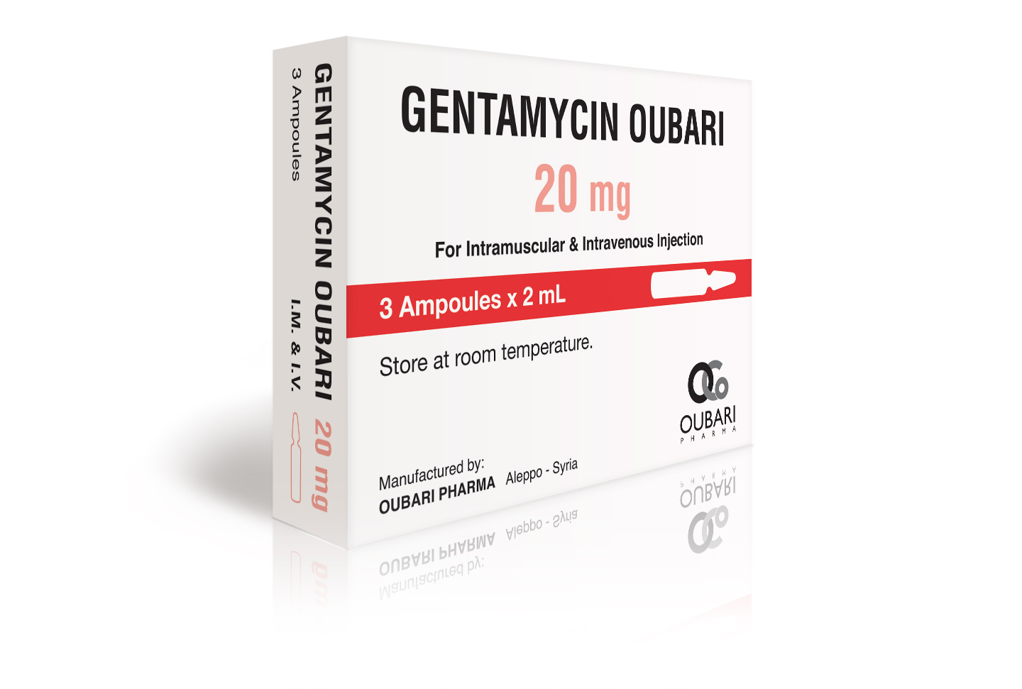 gentamicin oubari 20 mg amps