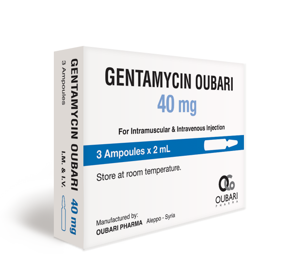 Gentamycin Oubari 40 mg