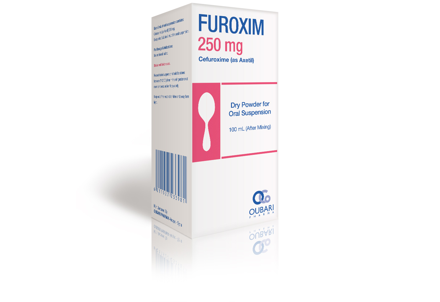 Furoxim 250 mg - Dry Powder Composition Each 5 mL of the oral suspension co...
